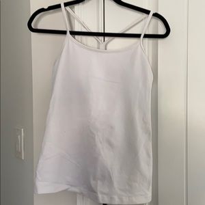 Lululemon y back fitted long tank